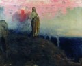 Sígueme satanás tentación de Jesucristo 1903 Ilya Repin